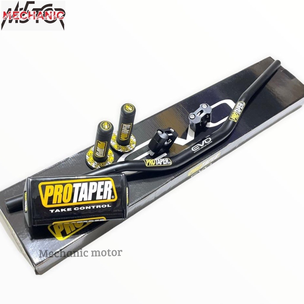 stang fatbar protaper evo paketan riser handgrip busa klx crf vixion nmax dll
