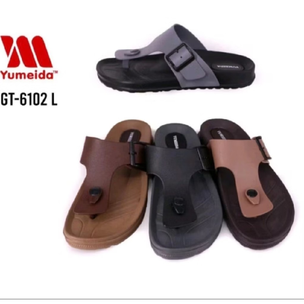 Sendal Jepit Pria Sandal YUMEIDA 6102 Sandal Karet Cowok