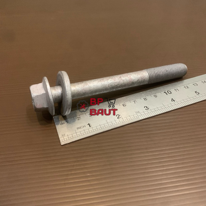 BAUT TOPI BAJA/BAUT FLANGEBOLT BAUT ORIGINAL MOBIL M 12x130 KUNCI 19 PITCH 150