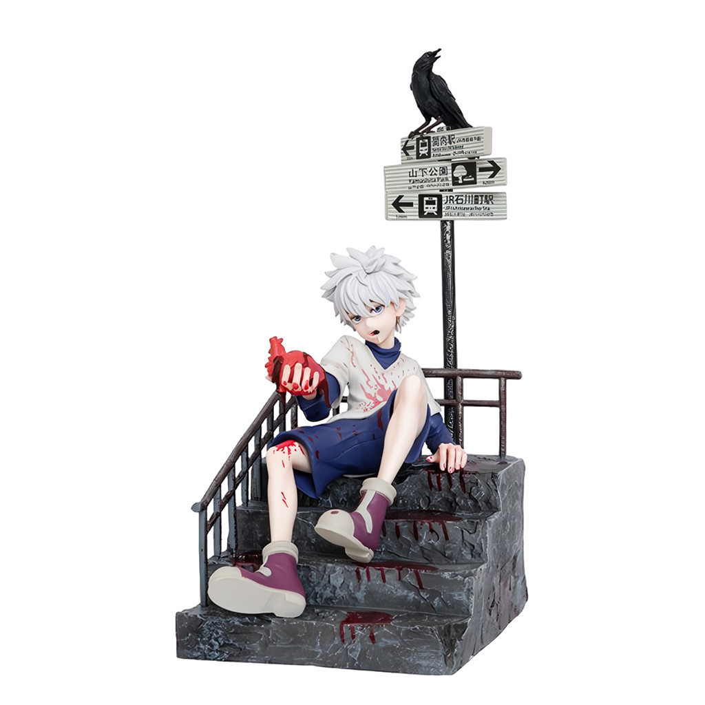 Killua Zoldyck Red Stone Hunter X Hunter 34cm Action Figure PVC D-FGA421