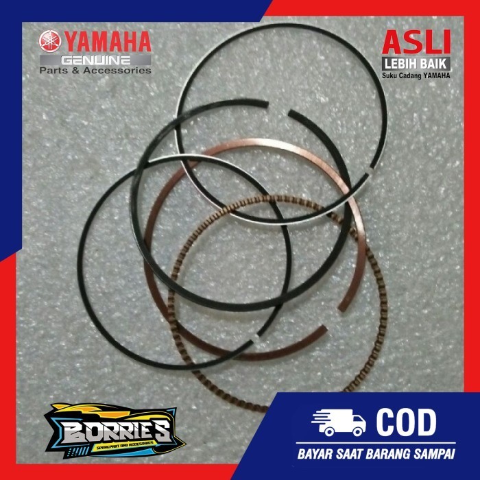 RING PISTON MIO M3 MIO S MIO Z FREEGO FINO 125 SOUL GT 125 ASLI ORI YA berkualitas