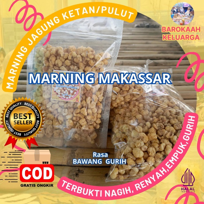 

MAKARONI MARNING JAGUNG KETAN SUPER EMPUK, SUPER RENYAH SUPER GURIH SUPER MURAH