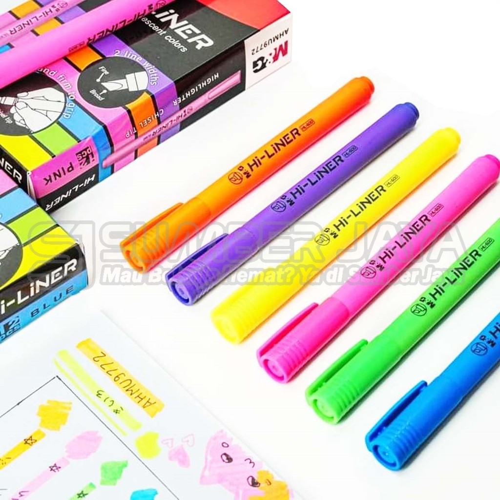 

Stabilo Highlighter Hi-Liner M&G AHMU9772 Colorful
