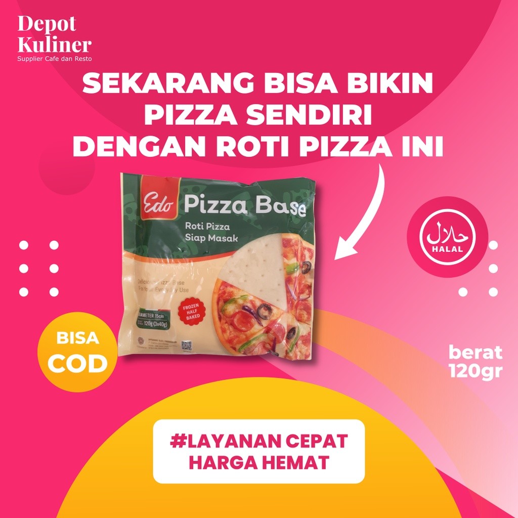 

Depot Mart Edo Pizza Base 3pcs 120gr