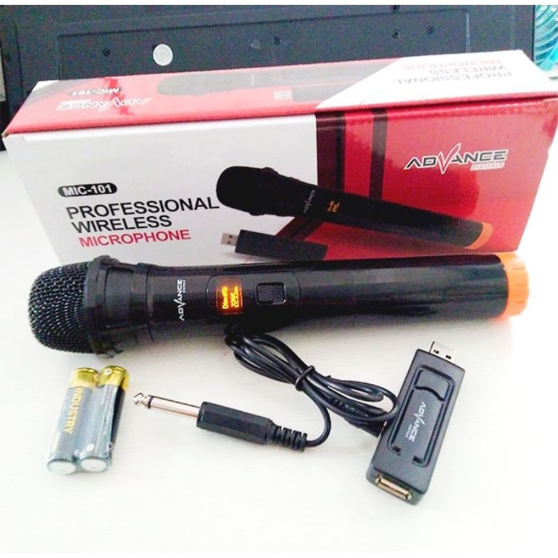 Mic wireless advance mic-101 Wireless karaoke