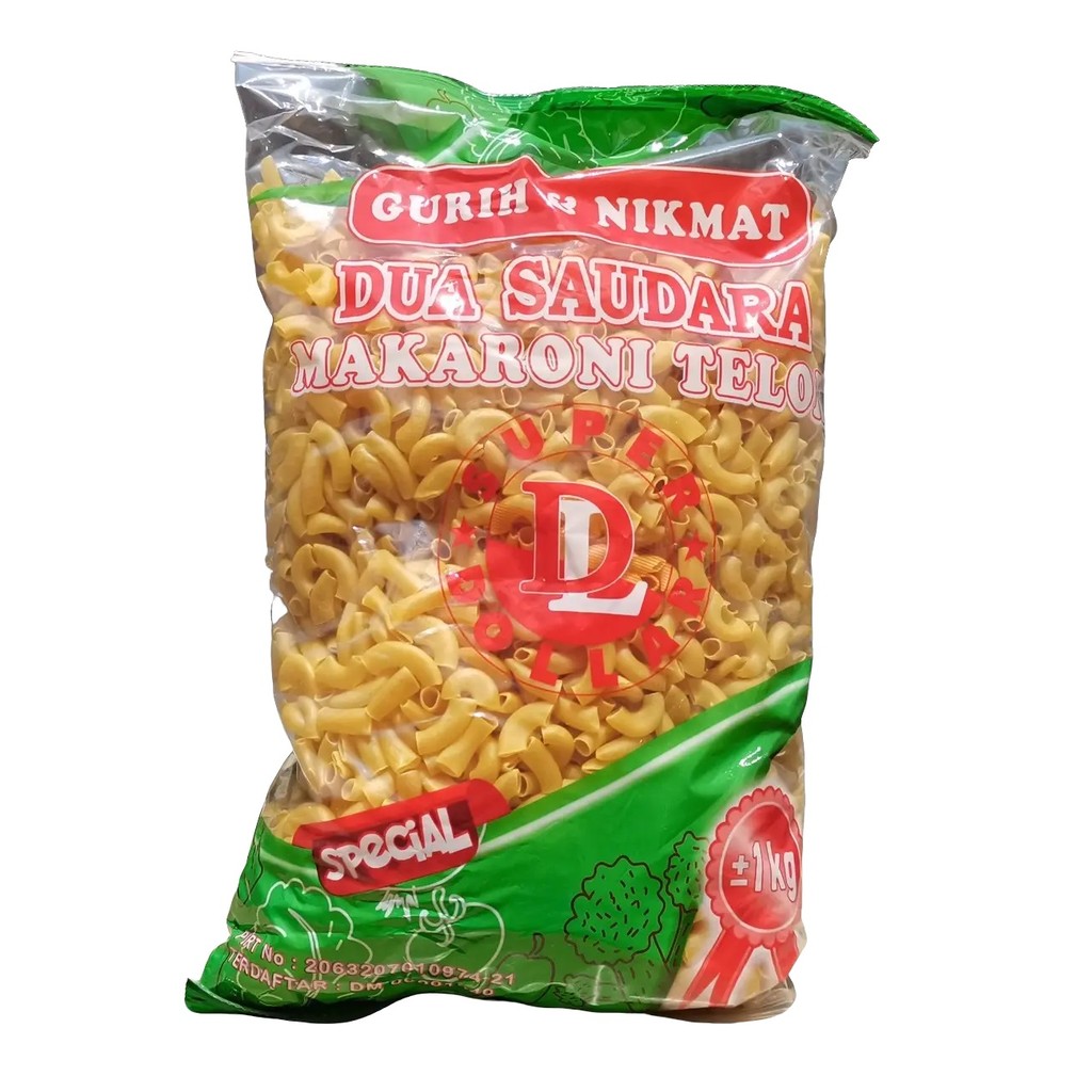 

MAKARONI TELOR DUA SAUDARA BANTET - MAKARONI SUPERDOLLAR 1 KG