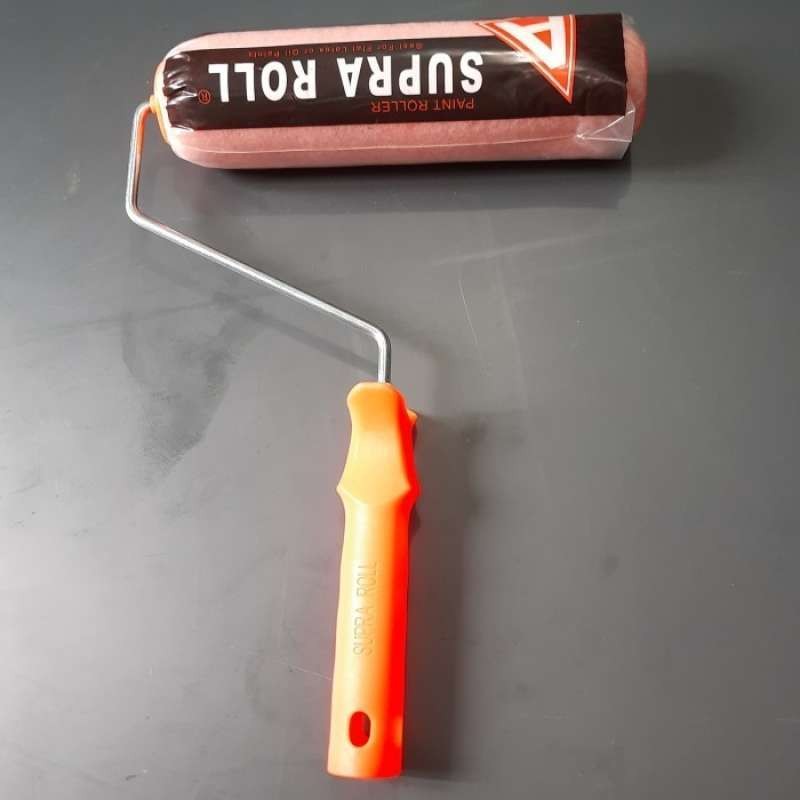 Supra Roll Kuas Roll Bulu Gagang Besar - Kuas Roll Cat Besar