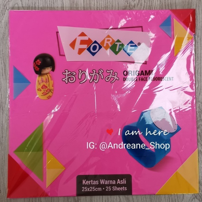 

Kertas Origami Forte Double Forte 25x25 cm