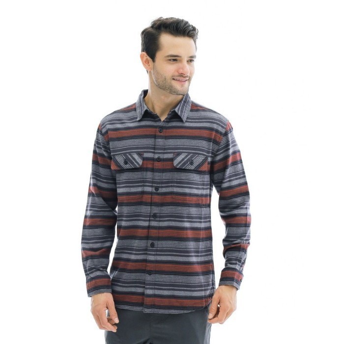 EIGER KEMEJA PANJANG PRIA X-GRAPEVINE SHIRT - GREY