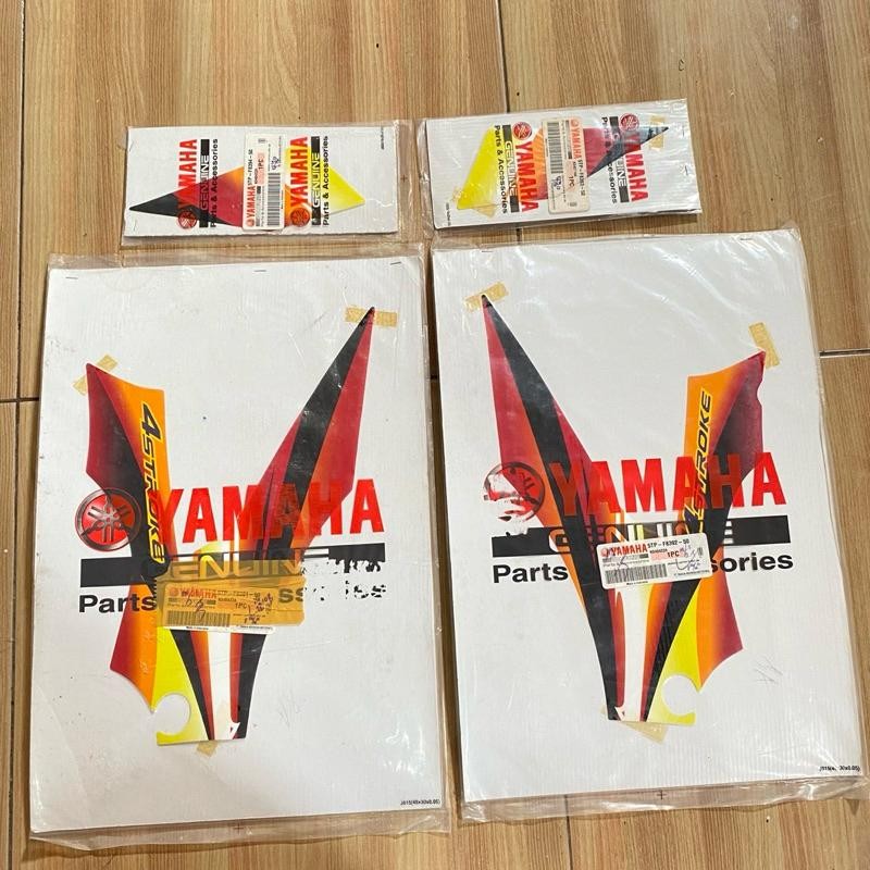 Striping sayap DALAM Yamaha jupiter Z 2004 Merah original YGP
