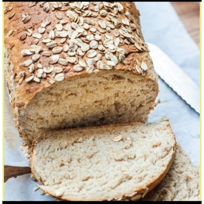 

2 Pack OATMEAL BREAD sugar free, no egg, dairy free, no butter