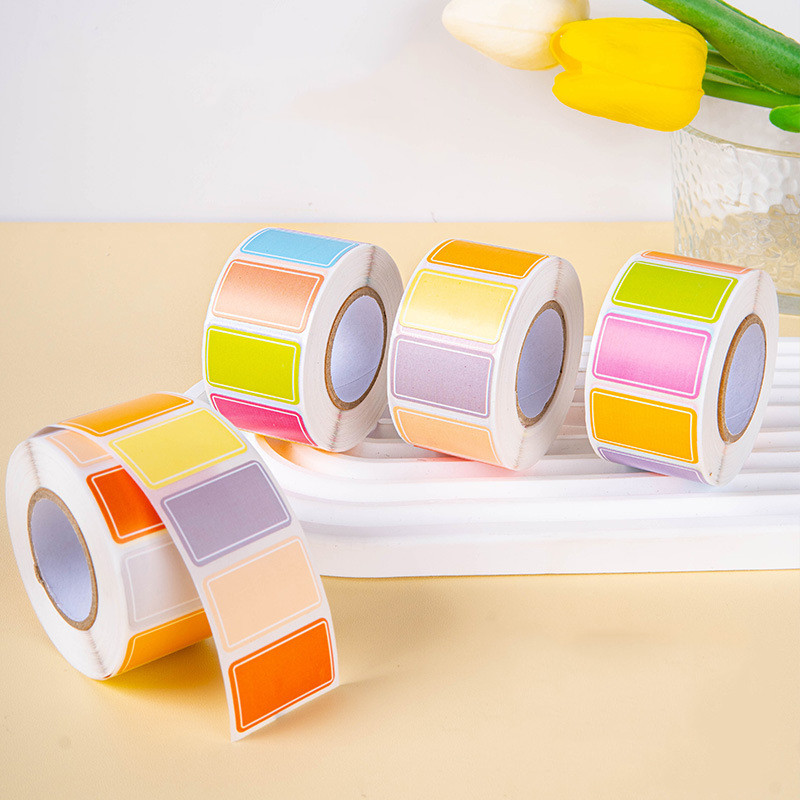 

Colorful Label Stickers Waterproof Self-Adhesive Logo Handwritten Name Name Stickers Index Stickers 500 Stickers