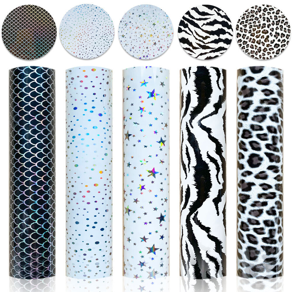 

Zebra Scale Pattern Heat Transfer Vinyl Film Iron on T-shirt Clothing Bags Hats Crafts Decoration HTV Sheet Printing For Cameo