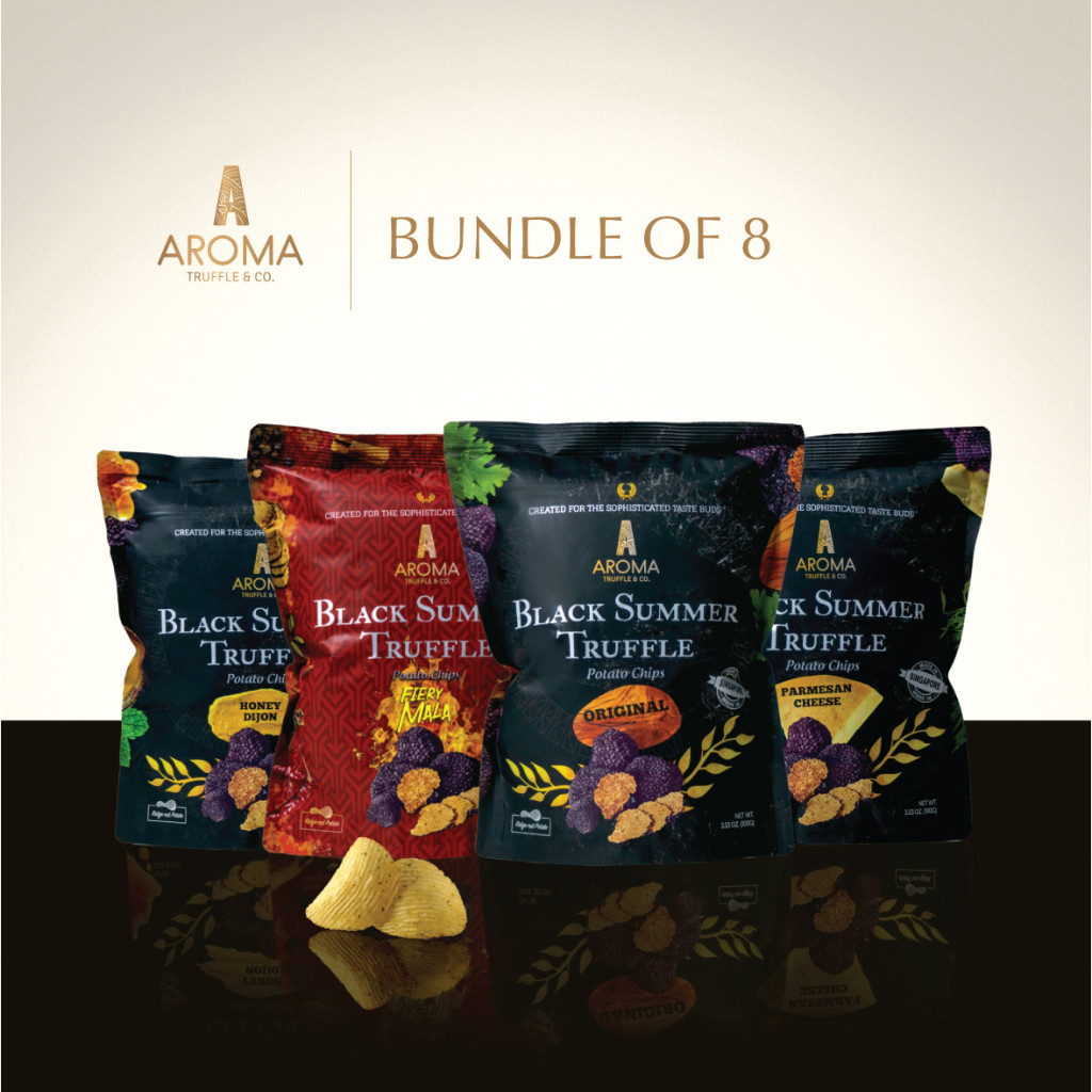 

Aroma Black Summer Truffle Potato Chips 3 Varian - Parmesan Chese