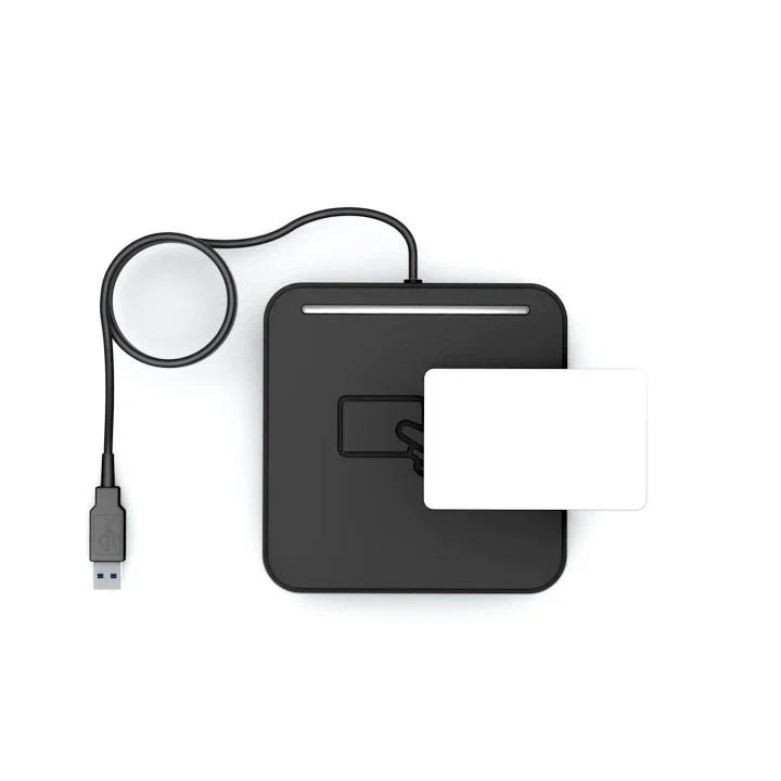 

13.56MHZ Door Access Control System IC Or ID Card Reader ISO/IEC14443 ISO/IEC15693 USB Card Issuer