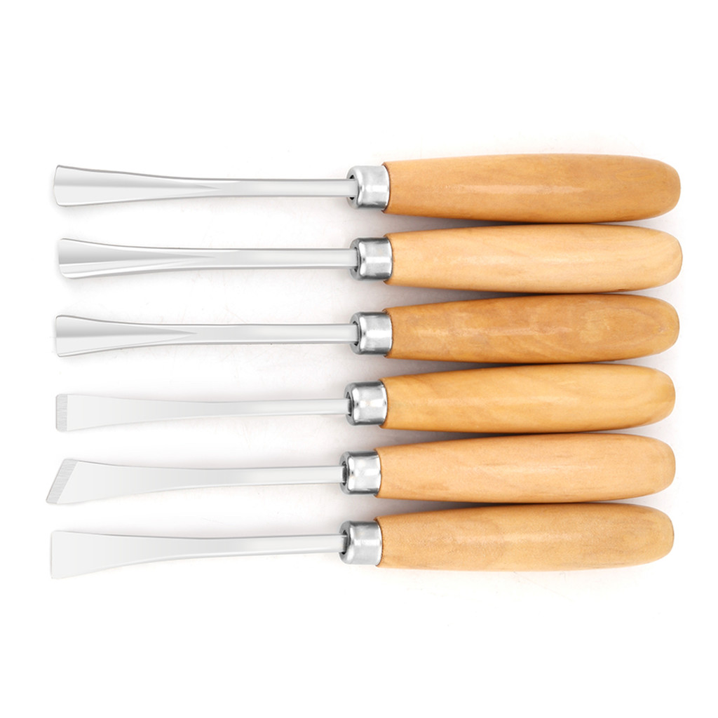

Hand Tools Professional Wood Cut Knife 6 Pcs/Set Wood Carving Hand Chisels Set DIY Woodworking Sculpting Tools