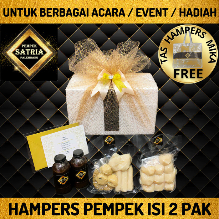 

Hampers hadiah gift kado styrofoam pempek mpek empek Satria beku