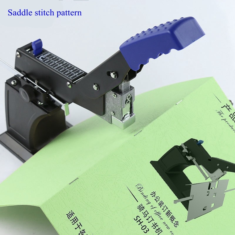 

Saddle Stapler Large Heavy Saddle Stitch Binding Machine Center Seam Stapler A3 Binding Machine SH03