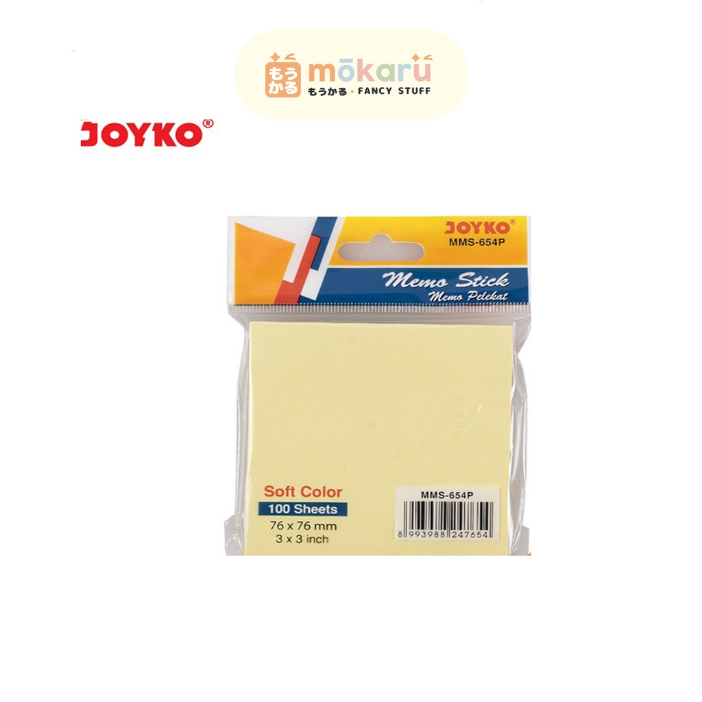 

Joyko Memo Sticky Notes MMS-654P Soft Color / Note Tempel Kertas