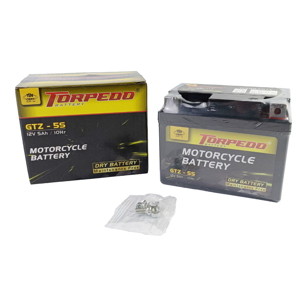 Aki Accu Torpedo GTZ5S Kering Buat Motor Beat , Vario , Vixion  ORIGINAL sepeda