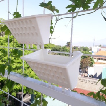 TISERA - pot argo 01 putih pot tempel