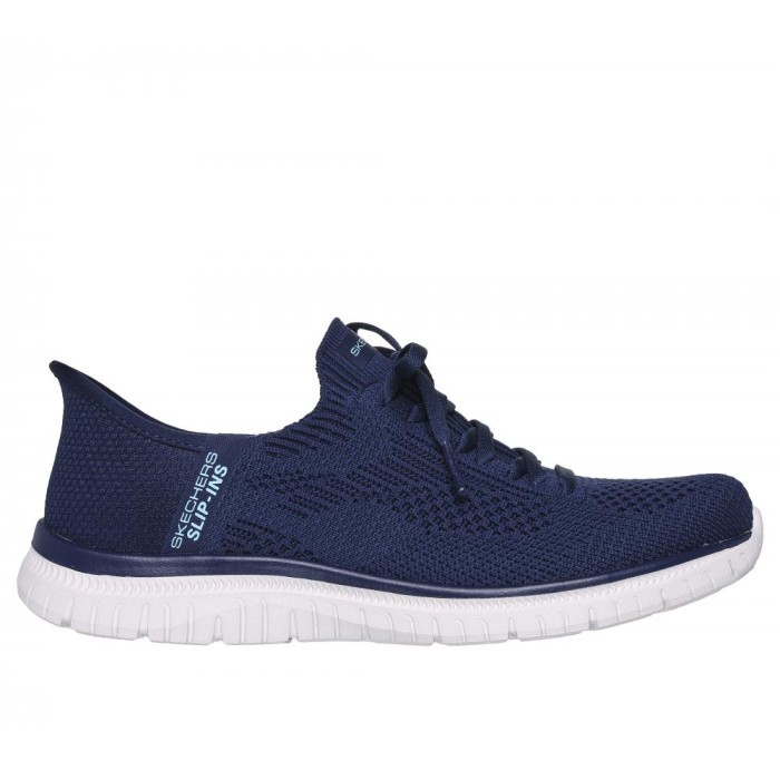 Sepatu Sneakers Wanita Skechers Slip-ins Sport Active Virtue Navy Original 104421NVY