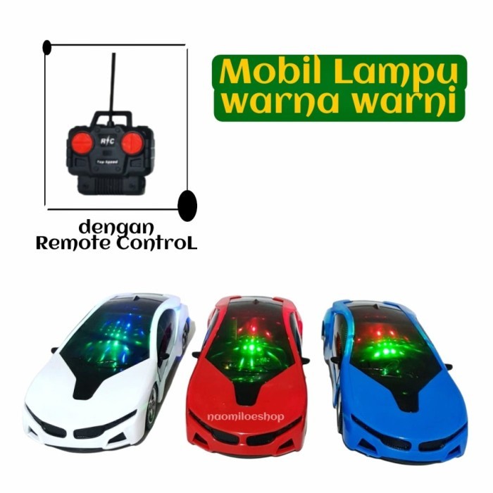 mobil lampu RC Mclaren disco mobil remote control disco lampu warna warni