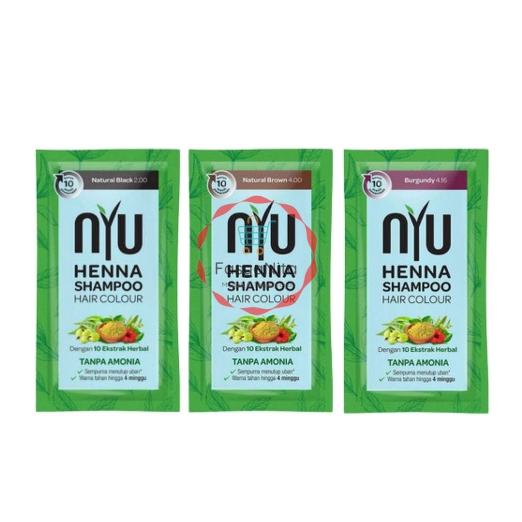️  NYU Henna Shampoo 20 ML | Nyu Henna Shampo - Fasyanita Denpasar