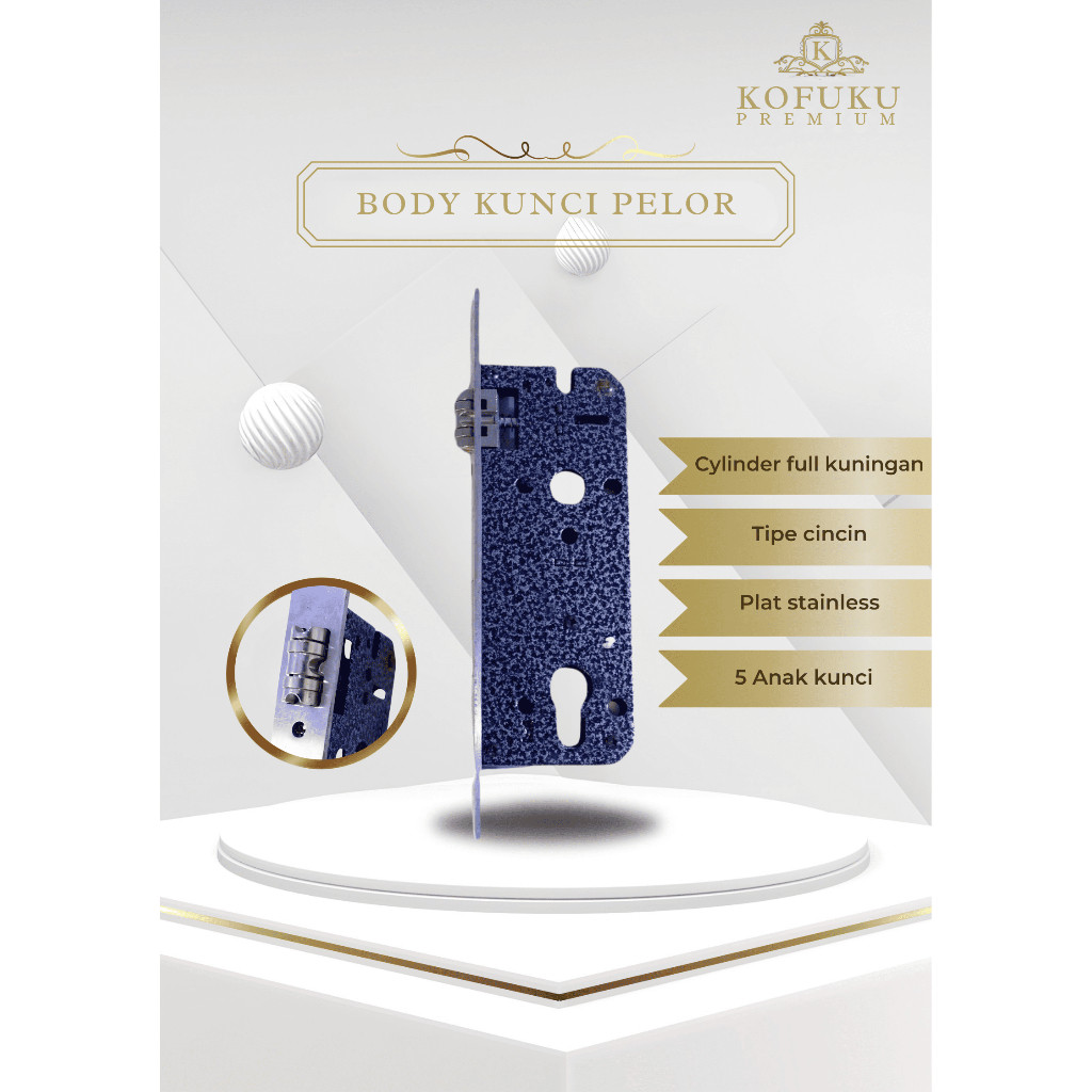 BODY KUNCI PINTU PELOR KOFUKU PREMIUM BESAR