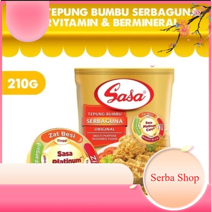 

TEPUNG BUMBU SERBAGUNA SASA 210 GR - Original, 210gr