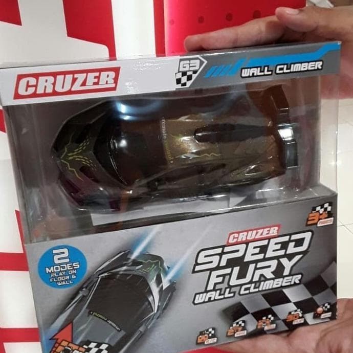 MAINAN ANAK MOBIL CRUZER SPEED FURY RC WALL CLIMBER 10332006