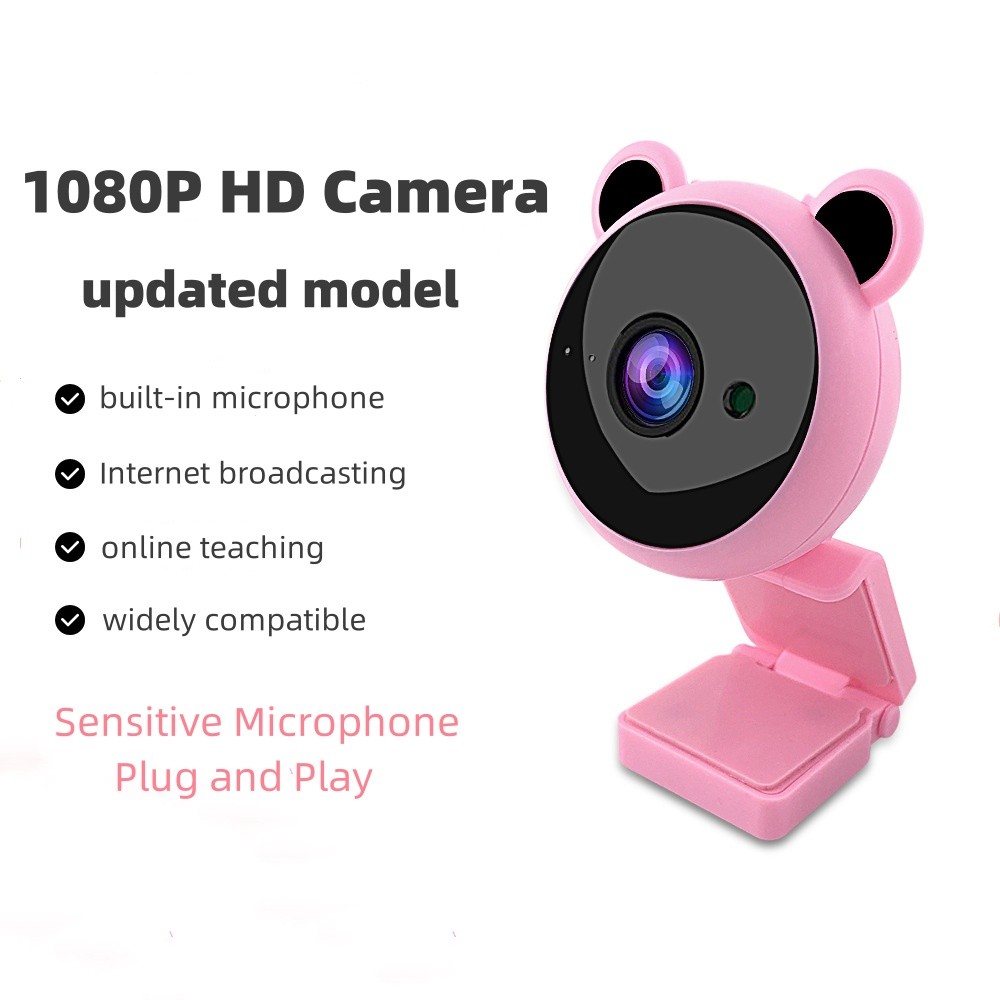 USB 1080P HD Webcam 90 Degree Wide Angle Lens Desktop Laptop PC Web Camera For Live Streaming Online