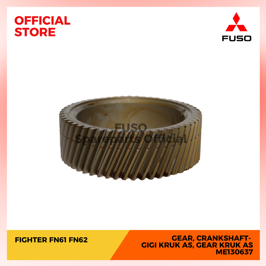 Fuso Gear, Crankshaft - Gigi Kruk As, Gear Kruk As - Fighter FN61 FN62 [ME130637] Mitsubishi Fuso