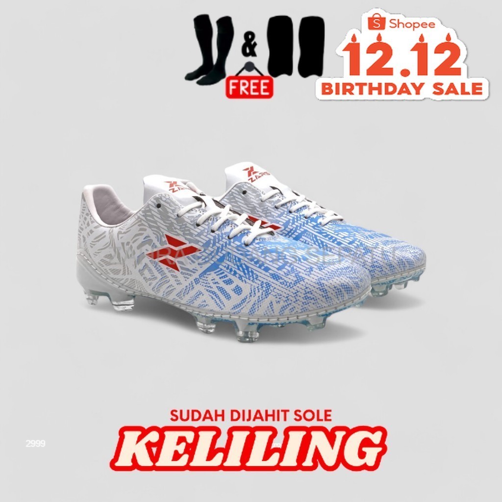 Zars - Sepatu Sepakbola Xhadera Baltica FG Original Soccer anak-anak dewasa 34 35 36 37 38 39 40 41 