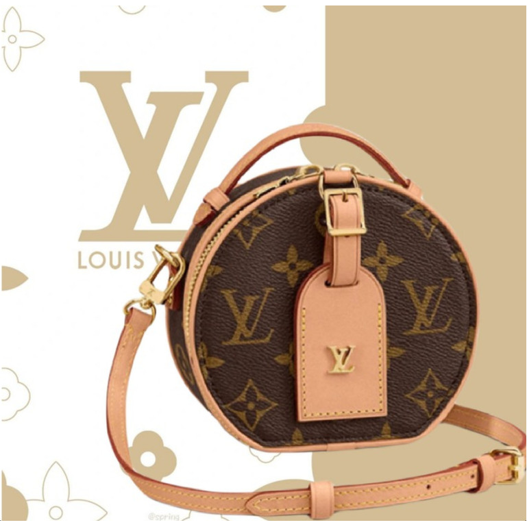 [Box + dust bag] LV Louis Vuitton Boite  Chapeau shoulder Boite Chapeau Souple PM shoulder bag 100% 