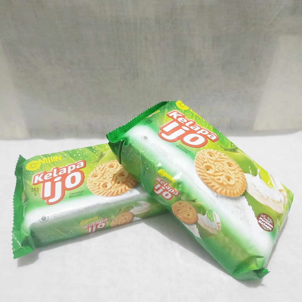 

MURAH - Nissin Kelapa Ijo Coconut Biscuits Biskuit Rasa Kelapa Ijo 280g