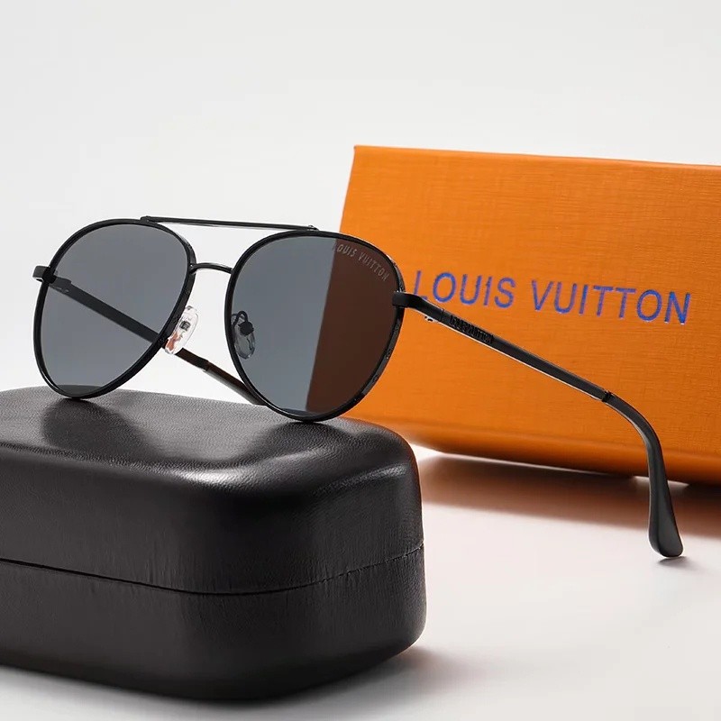 LV 2022 Luxury brand Oversized frame Sunglasses Gradient lens Fashion Classic design square For Men 