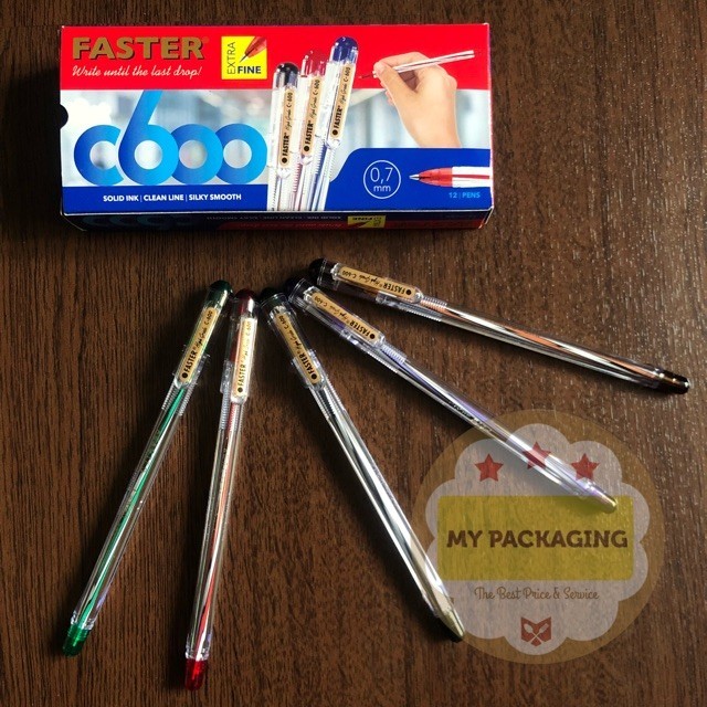 

Ballpoint / Pulpen FASTER C600 - 0,7mm (12buah) [ COD ]