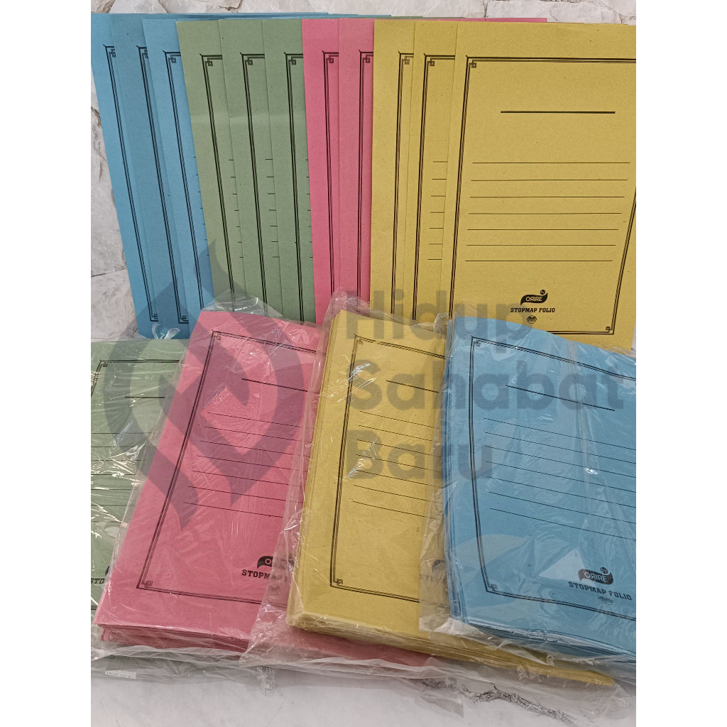 

SATU PACK ( 50 BIJI ) StopMap Kertas Folio