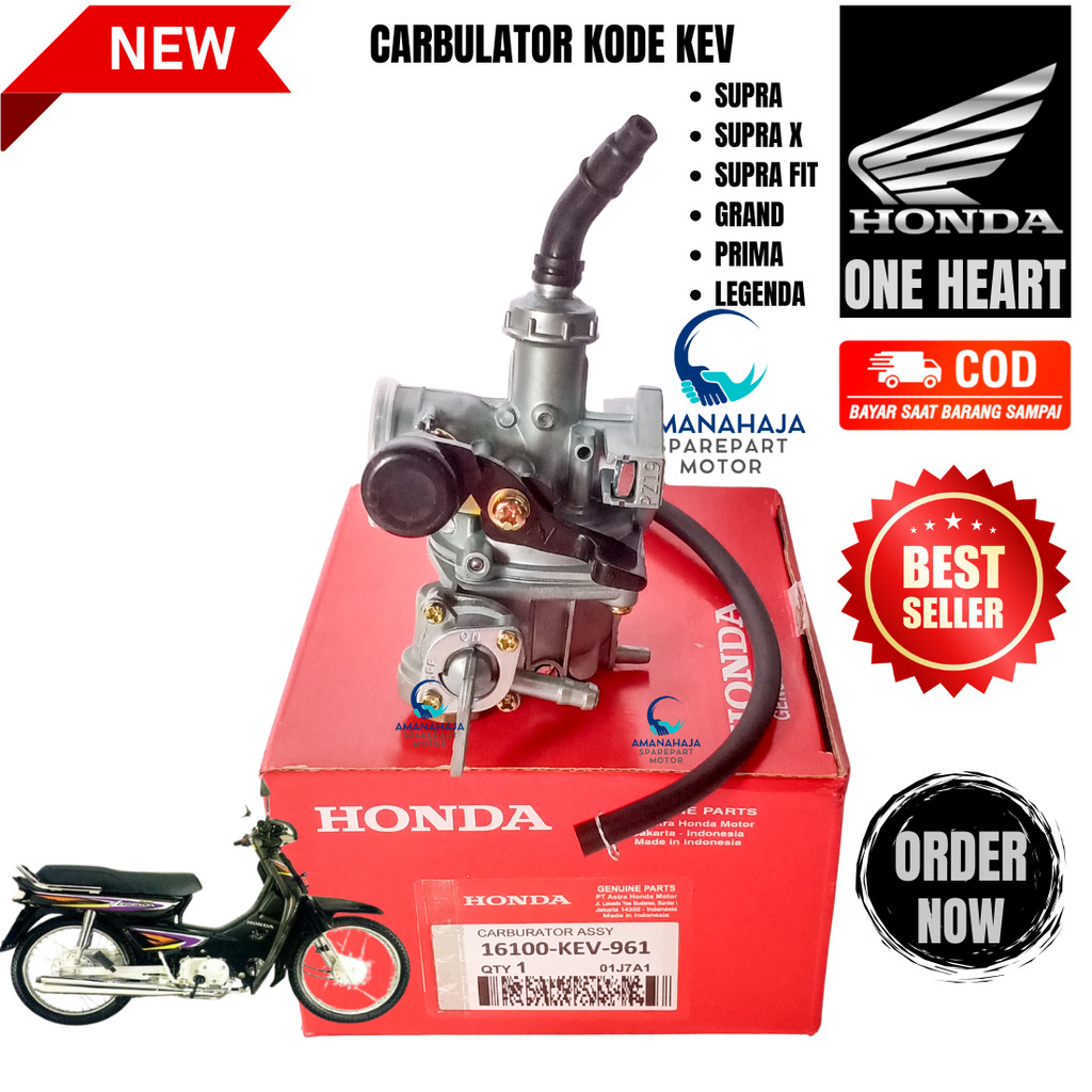 (GARANSI) ORI CARBURATOR LEGENDA (KEV) | KARBURATOR | SPAREPART ORIGINAL SUKU CADANG SEPEDA MOTOR