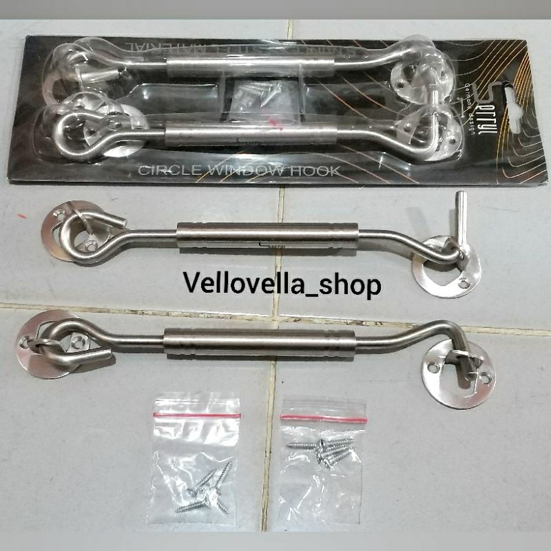 Hak Angin PREMIUM jendela bulat beryl Premium / Hak angin tebal bulat premium panjang +/- 20cm