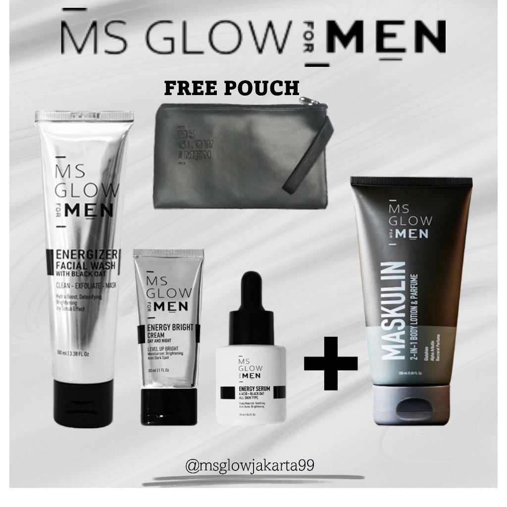 MS GLOW FOR MEN Paket Basic + Maskulin