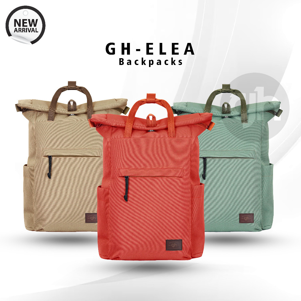 GH-Bag Tas Ransel Wanita Tas Kuliah Sekolah Tas Laptop ELEA Backpack