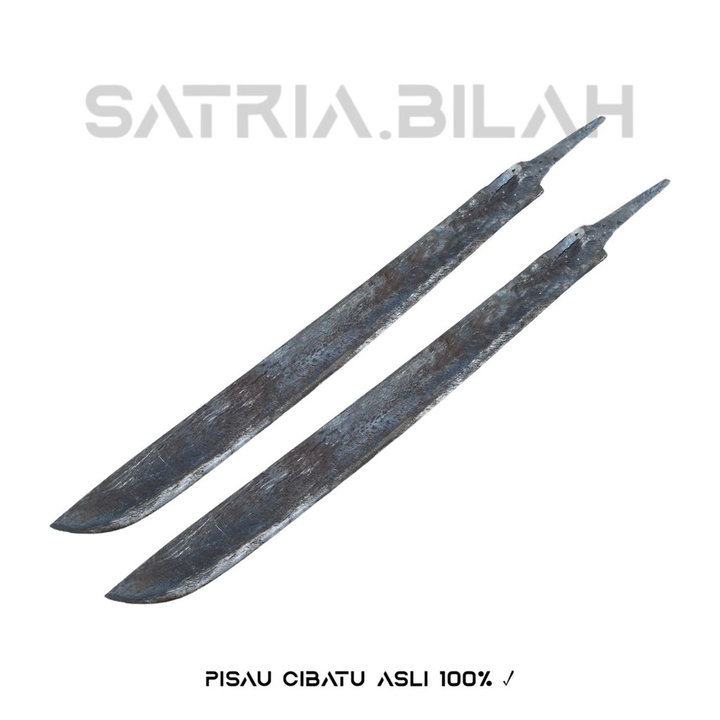 Asking SATRIABILAH - Golok Kerja Kebun Bilah Mentah Baja Per Tempa Sepuh 40 cm Asli Cibatu