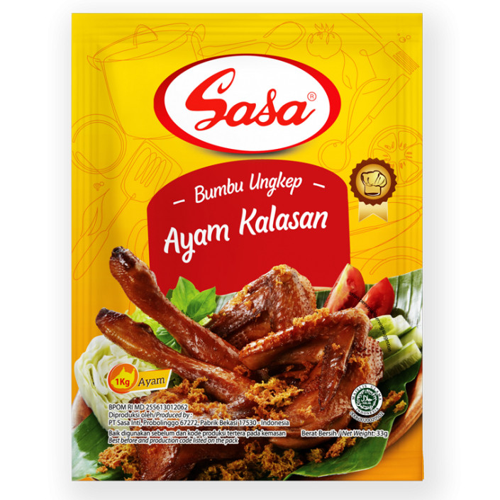 

Sasa Bumbu Ungkep Ayam Kalasan 33gr (5pcs) - FDY