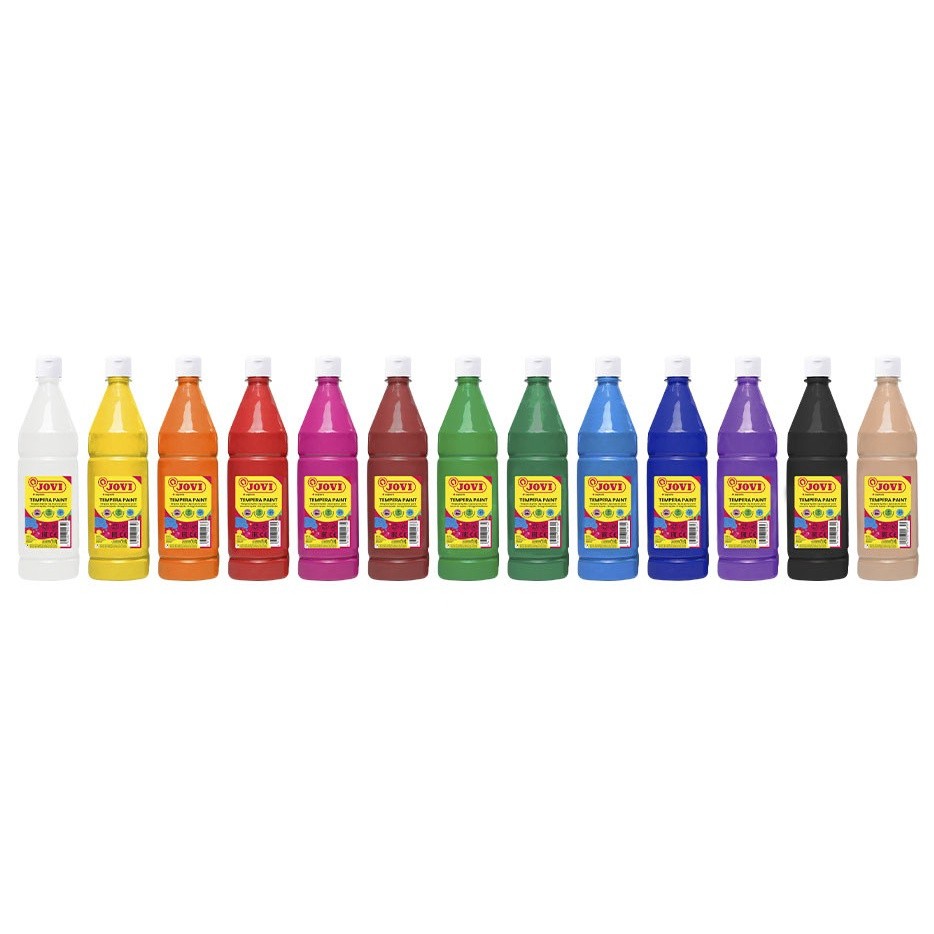

JOVI Tempera Paint Liquid Fosferencent Poster Paint 1000ml Cat air Cat Poster Cat Warna Lukis Gambar