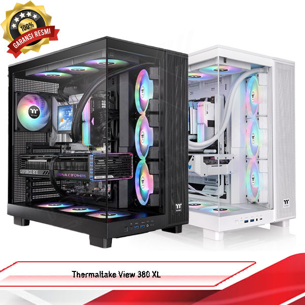 Thermaltake View 380 XL TG ARGB Mid Tower Chassis | CAsing PC Gaming FUll Tower