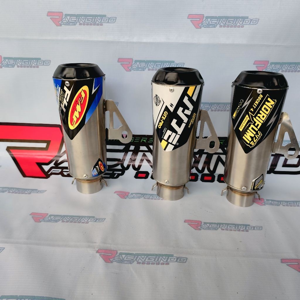 Slincer GTX knalpot cld d50 mm supra x jupiter karisma revo smash mx 135 norifumi gtx cld rcb fmf gt