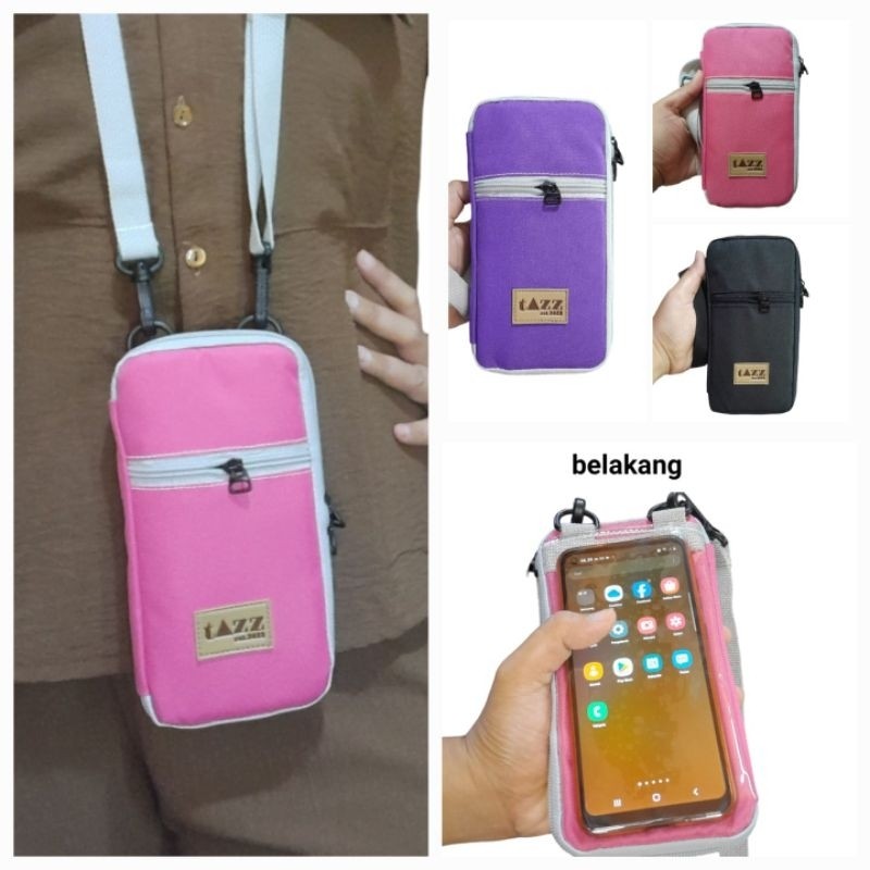 Tas cewek Tas Selempang Hp Touchscreen Polos Tazzstore HPW02simpel kecil murah
