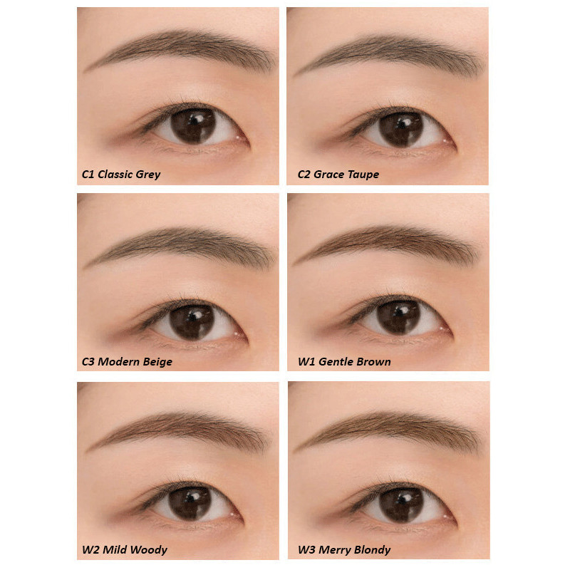 ROMAND - Han All SHARP Eyebrows (6 Colors) | Pensil Alis Tajam Korea - W2 Mild Woody